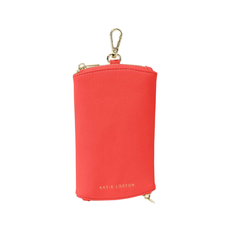 Clip-On Sunglasses Case | Sunset Coral