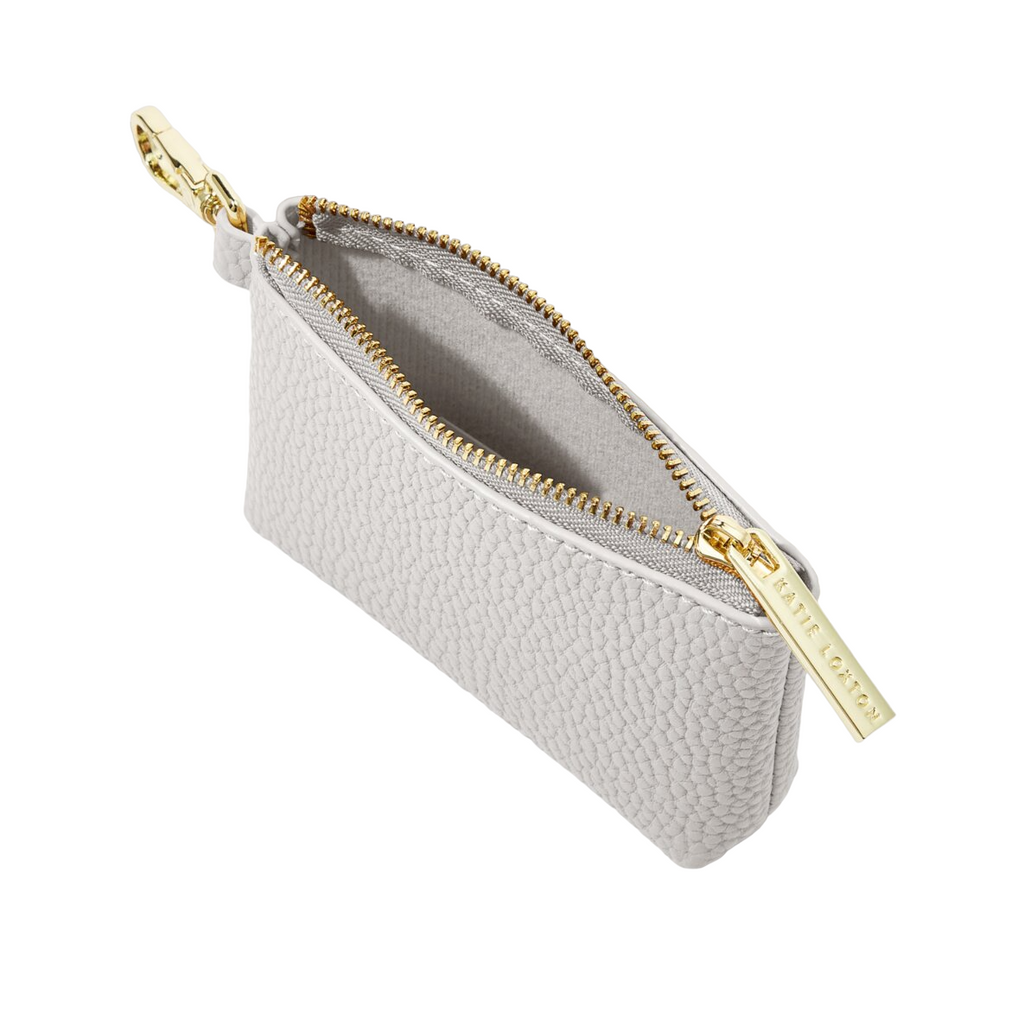 Katie Loxton Evie Clip On Coin Purse - Cool Grey | About Living