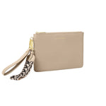 Hallie Wristlet Pouch | Light Taupe