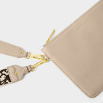 Hallie Wristlet Pouch | Light Taupe