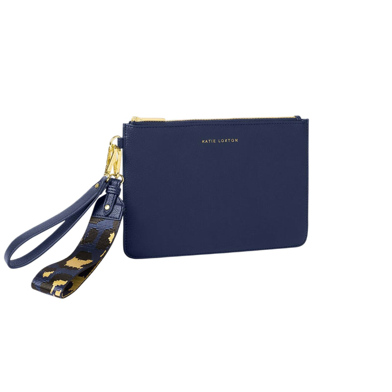 Hallie Wristlet Pouch | Midnight Blue