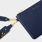 Hallie Wristlet Pouch | Midnight Blue