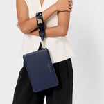 Hallie Wristlet Pouch | Midnight Blue