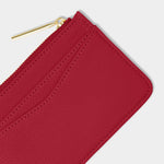 Hana Coin & Card Holder | Garnet Red