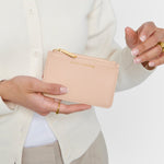 Hana Coin & Card Holder | Nude Pink