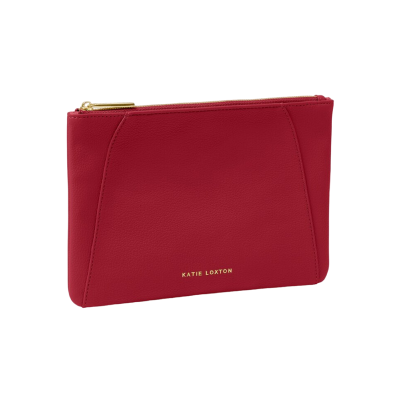 Hana Pouch | Garnet Red