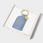 'Home Sweet Home' Boxed Keyring | Cornflower Blue