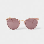 Santorini Sunglasses | Transparent Rose Gold