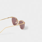 Santorini Sunglasses | Transparent Rose Gold