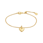 Waterproof Alora Heart Bracelet | Gold Plated