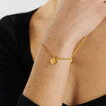 Waterproof Alora Heart Bracelet | Gold Plated