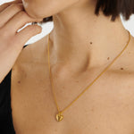 Waterproof Alora Heart Necklace | Gold Plated