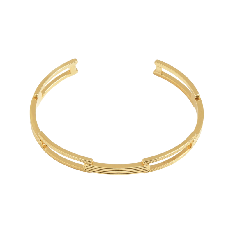 Waterproof Arabella Bangle | Gold Plated