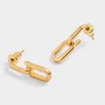 Waterproof Arabella Hoop Earrings | Gold Plated