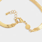 Waterproof Ciana Snake Chain Bracelet | Gold Plated