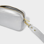 Zana Mini Crossbody Bag | Silver