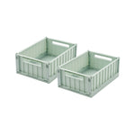 Small Weston Storage Box | Light Peppermint | Set of 2