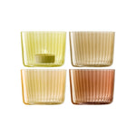 Gems Tealight Holders | Amber | Set of 4