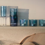 Gems Tealight Holders | Sapphire | Set of 4