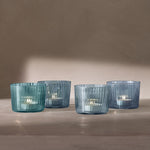 Gems Tealight Holders | Sapphire | Set of 4