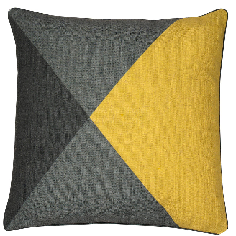 Dali Triangle Cushion | Mustard Mix | 45x45cm