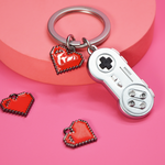 Games Controller Keyring | Chrome