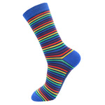 Men's Bamboo Socks | Rainbow Stripes