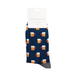 Men's Bamboo Socks | Beer | Navy