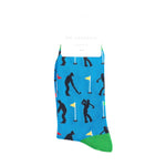 Men's Bamboo Socks | Golfers | Blue