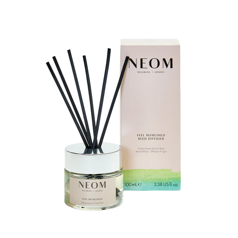 Scent to Boost Your Energy Feel Refreshed Reed Diffuser | Sicilian Lemon & Fresh Basil | 100ml