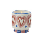 Adopo Hearts Boxed Ceramic Candle | Rosewood Vanilla | 226g