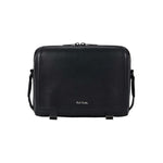 Men's Leather Messenger Bag | Black