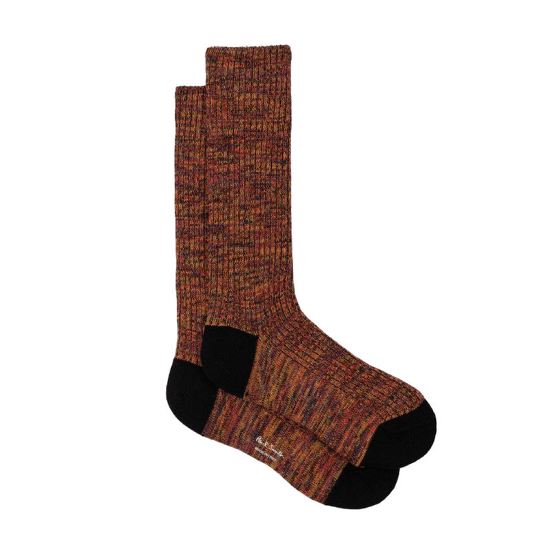 Men's Chunky Knit 'Hector' Socks | Orange