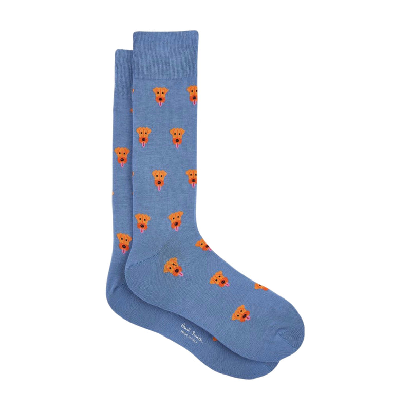 Men's Dog Socks | Blue