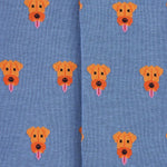 Men's Dog Socks | Blue