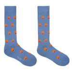 Men's Dog Socks | Blue