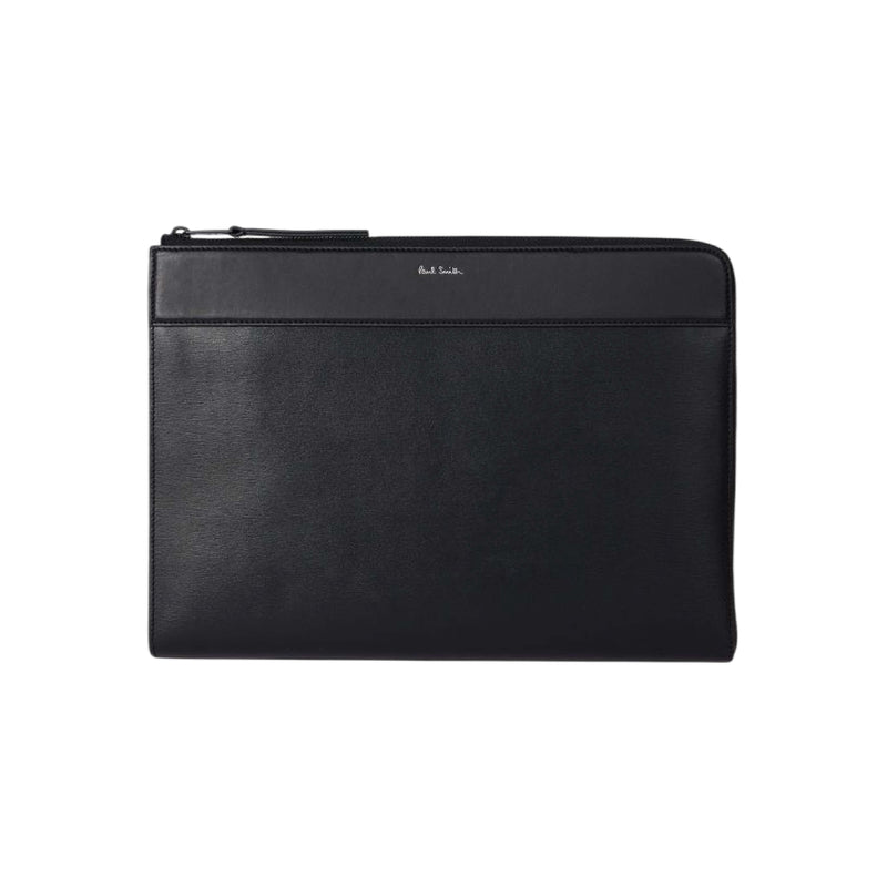 Men's Leather Laptop Bag | Black