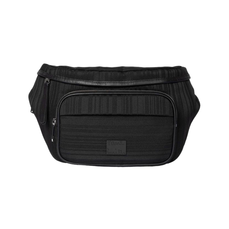 Men s Shadow Stripe Bum Bag Black