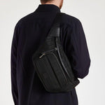 Men's 'Shadow Stripe' Bum Bag | Black