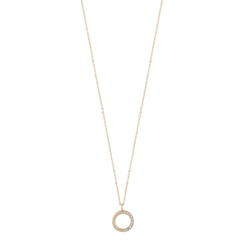 Portal Ring Pendant Necklace | Gold Plated