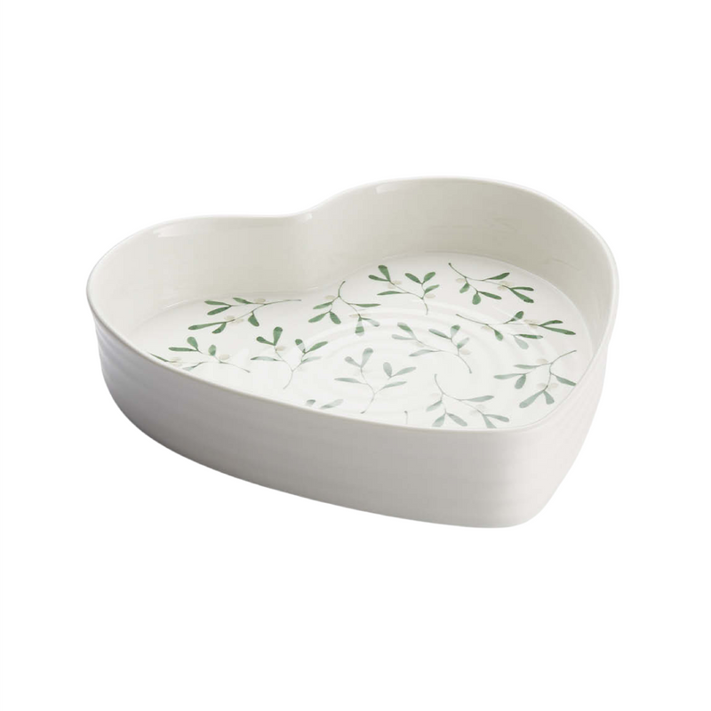 Mistletoe Heart Baking Dish | 27cm