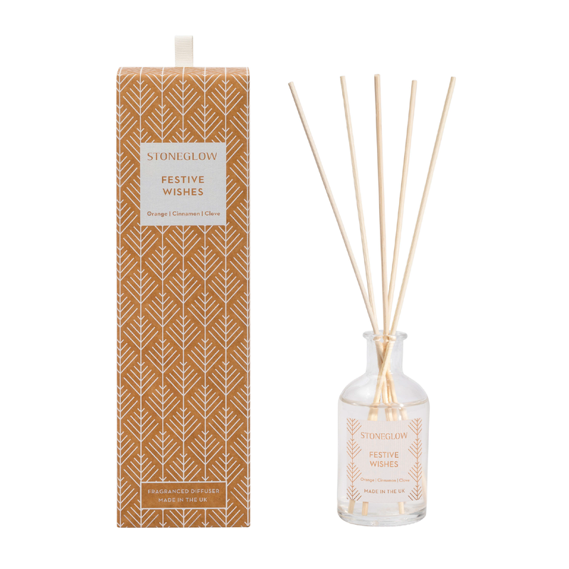 Festive Wishes Reed Diffuser | Orange, Cinnamon & Clove | 100ml