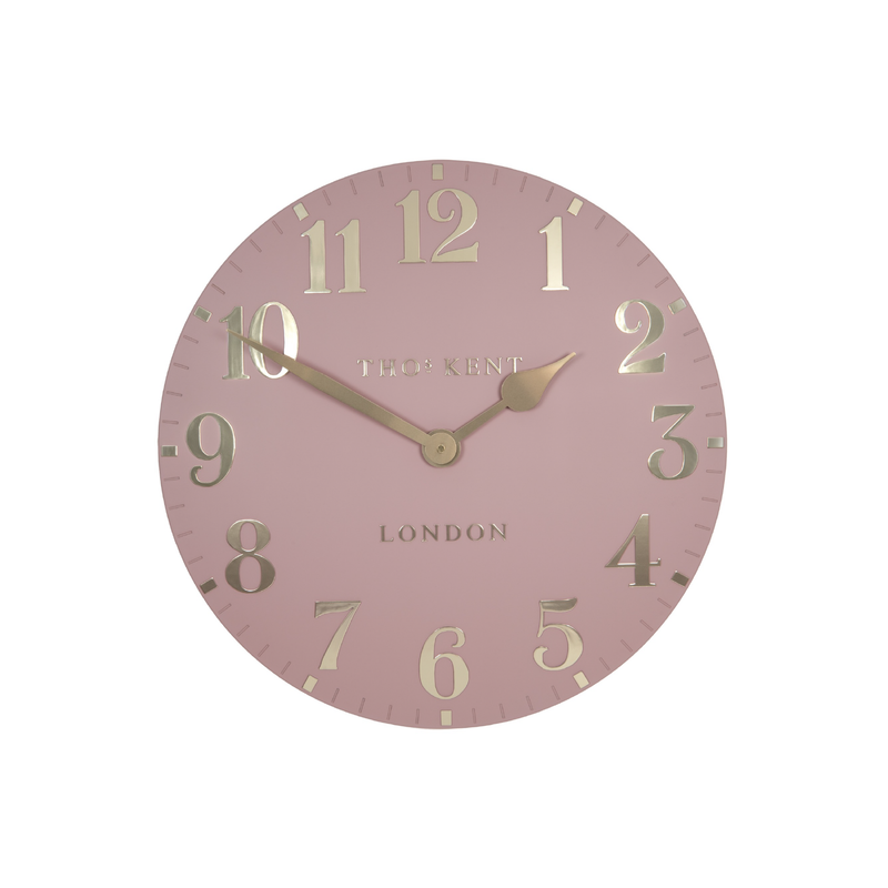 Arabic Wall Clock | Blush Pink | 12''