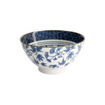 Flora Japonica Sori Bowl | Blue & White | 18cm