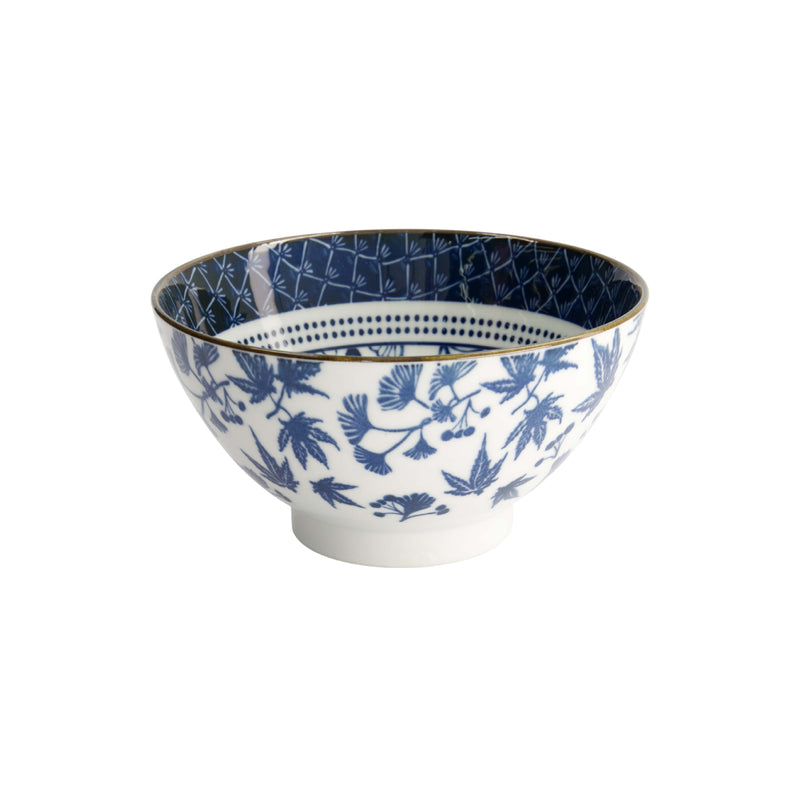 Flora Japonica Sori Bowl | Blue & White | 18cm