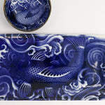 Japonism Carp Sushi Set | Blue & White | 3 Piece