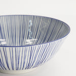 Nippon Lines Ramen Bowl | Blue & White | 21cm