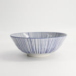 Nippon Lines Ramen Bowl | Blue & White | 21cm