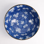 Sakura Momiji Ramen Bowl | Blue & White | 19cm