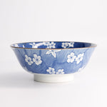 Sakura Momiji Ramen Bowl | Blue & White | 19cm